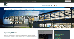Desktop Screenshot of foerstergroup.cz