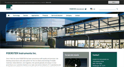 Desktop Screenshot of foerstergroup.com